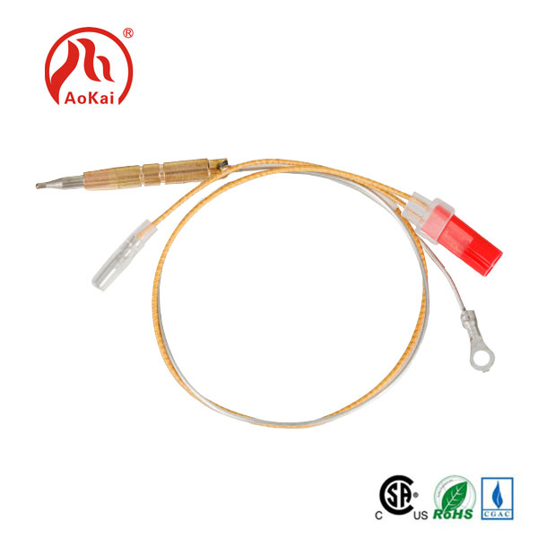 Brass Wire Thermocouple Flame Sensor ho an'ny Ovenan'ny Gas